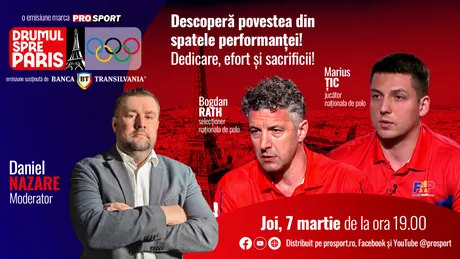 Bogdan Rath și Marius Țic, invitații emisiunii „Drumul spre Paris” de joi, 7 martie, de la ora 19:00