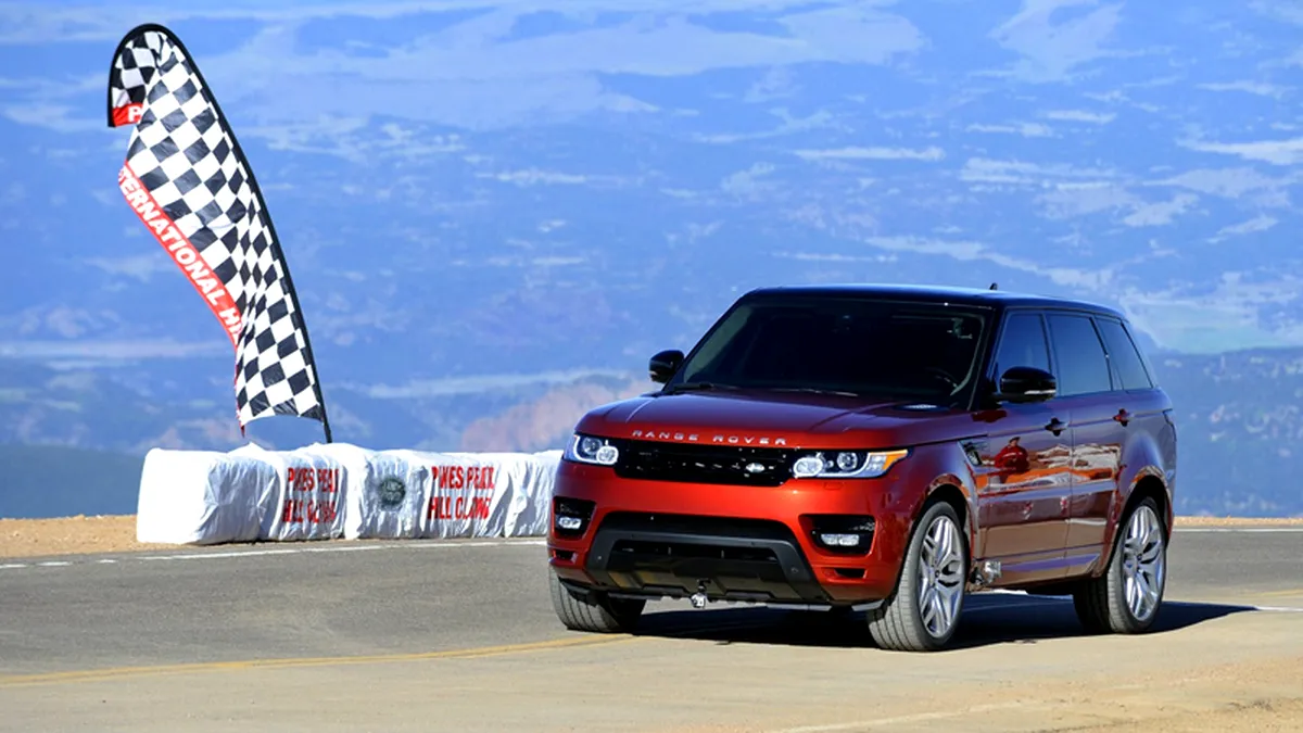 Record nou la Pikes Peak, stabilit de Range Rover Sport. VIDEO