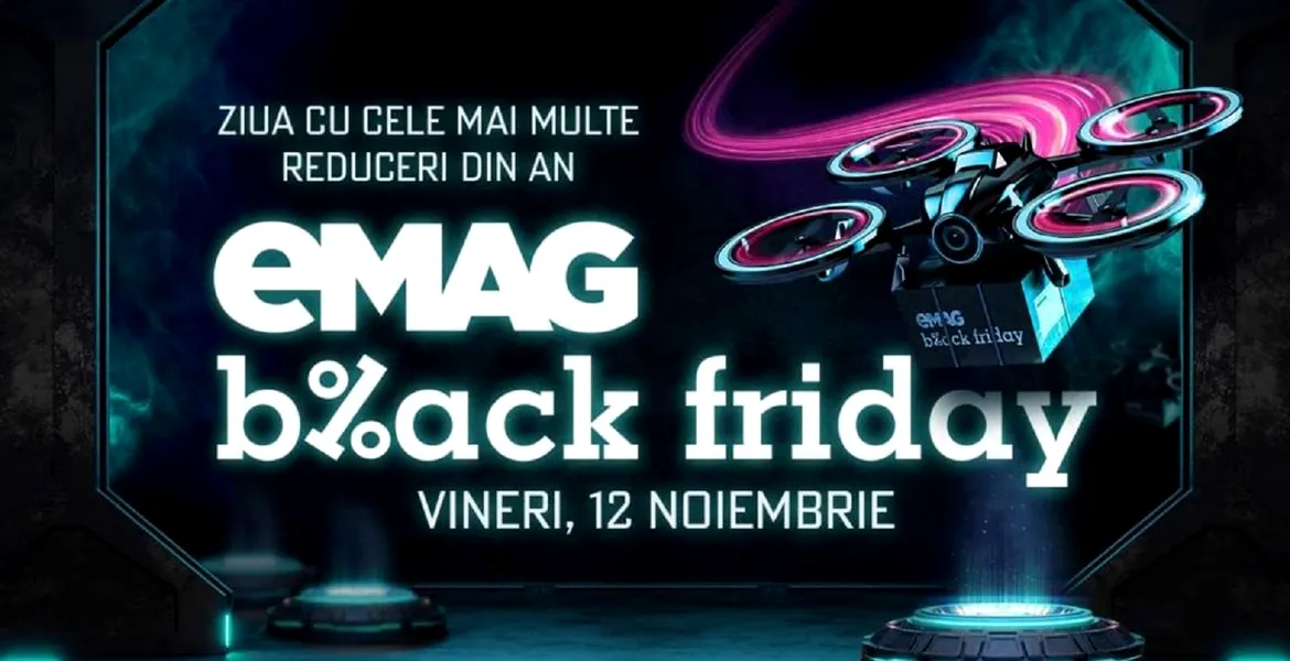 Ce mașini vor fi vândute la eMAG de Black Friday 2021