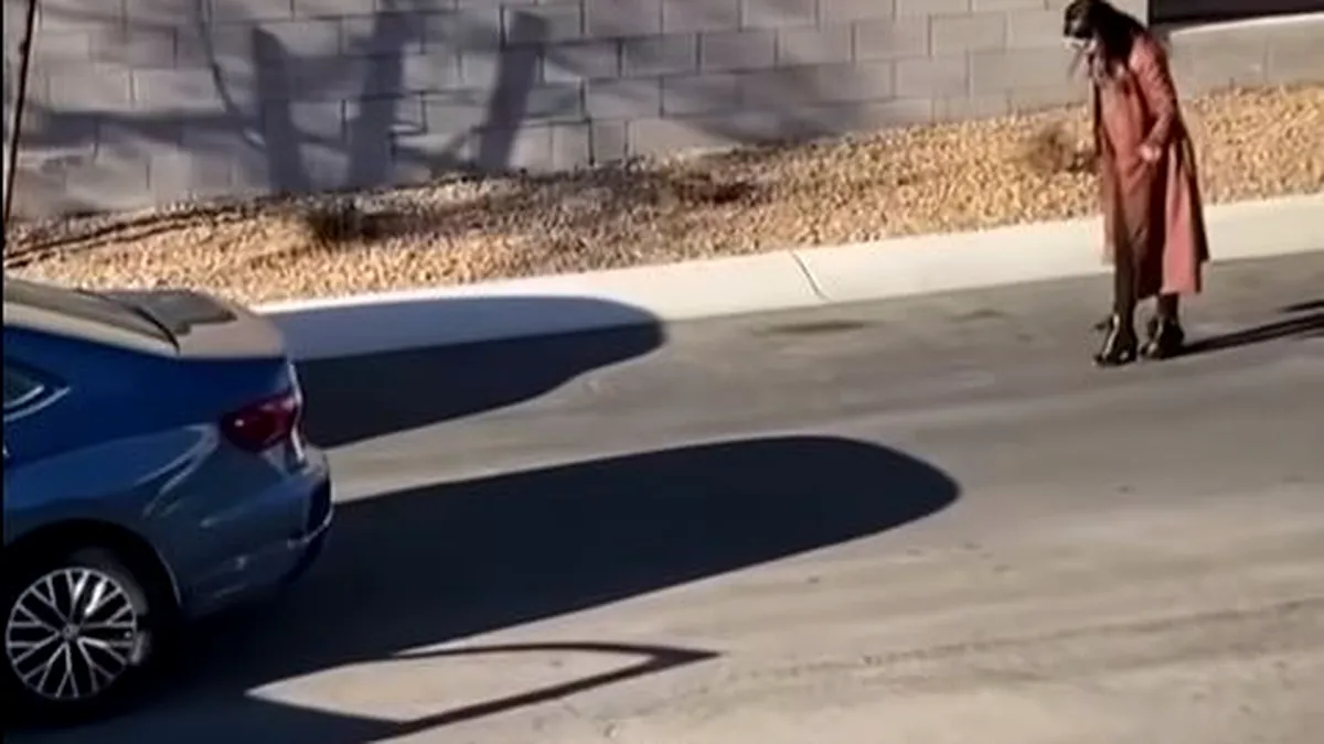 VIDEO - O șoferiță încearcă să parcheze un VW Passat