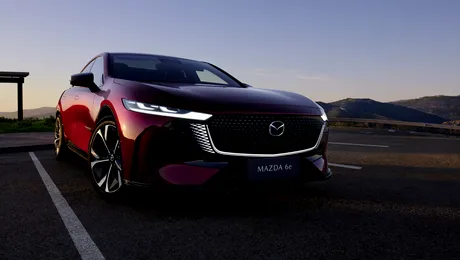 <span class='prepend'>Foto |</span> Mazda prezintă o actualizare pentru modelul 6e. Electricul vine cu un nou sistem de propulsie și sisteme îmbunătățite de asistență la conducere