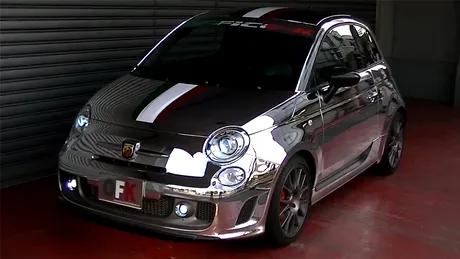 Tratament cu crom pentru Abarth 695 Tributo Ferrari