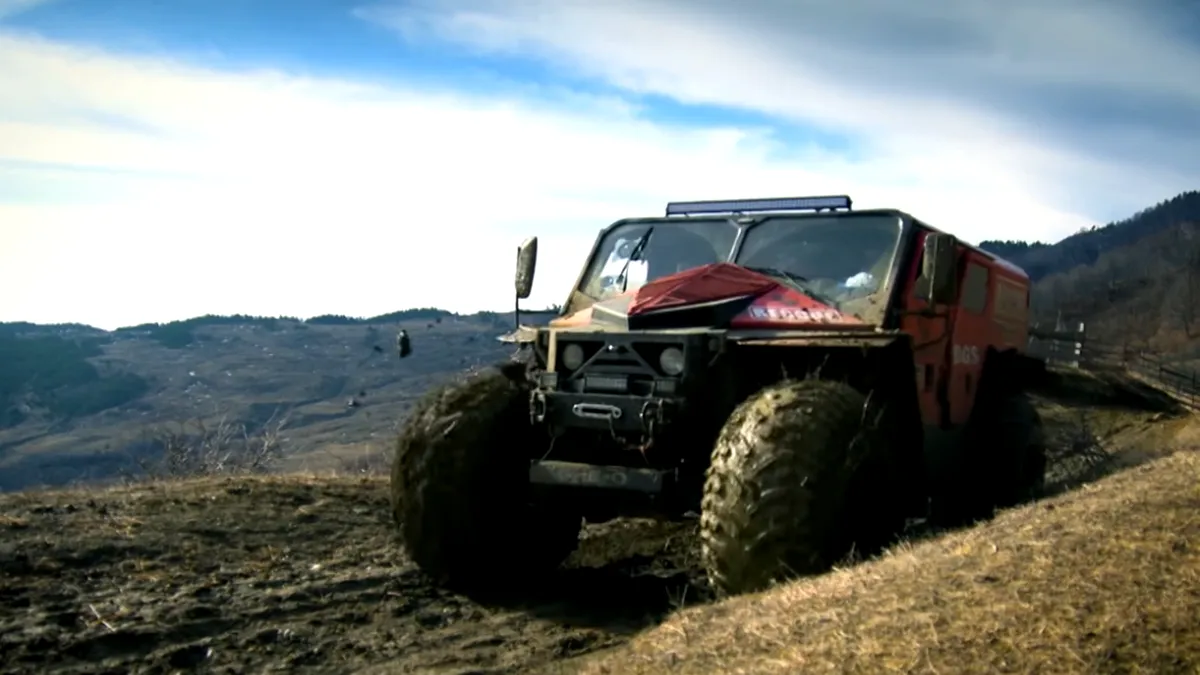 ”Monstrul” Ghe-O Rescue - O maşina 100% românească, pregătită pentru orice (VIDEO)