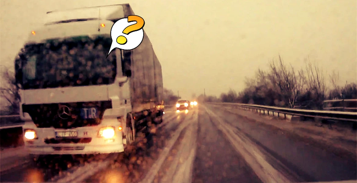 VIDEO: Cum să depăşeşti un camion. Cu spatele