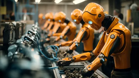 Roboții umanoizi intră în fabricile auto: până în 2027 vor atinge 80% din eficiența umană