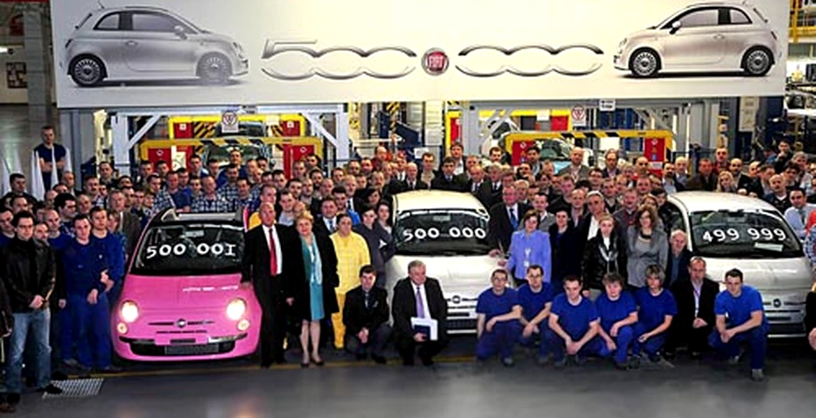 Producţia lui Fiat 500 a ajuns la 500.000 unităţi