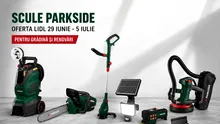 Oferta LIDL 29 iunie-5 iulie. Scule și echipamente Parkside pentru grădină și renovări. Un produs care funcționează cu energie solară costă sub 70 de lei