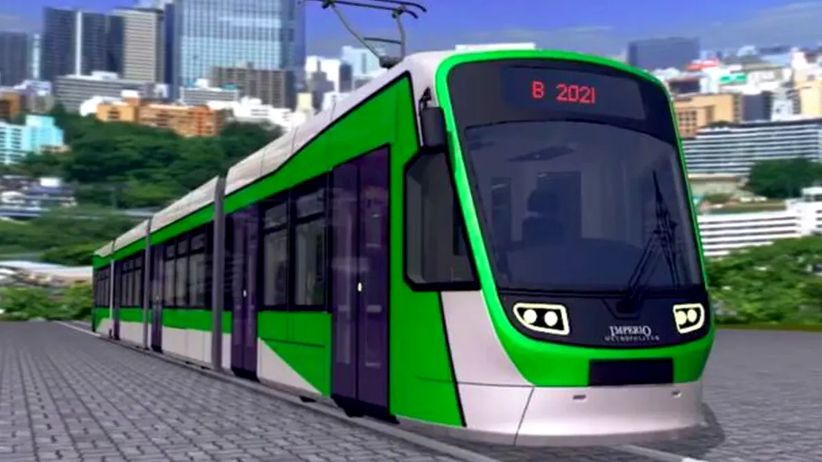 VIDEO - Cum arată noile tramvaie din București și de când vor circula