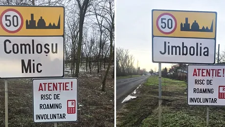 Timiș: Șoferii sunt avertizați asupra riscului de roaming involuntar prin panouri amplasate pe șosele