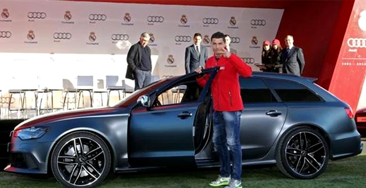 Ce maşini Audi conduc jucătorii Real Madrid, în frunte cu Ronaldo