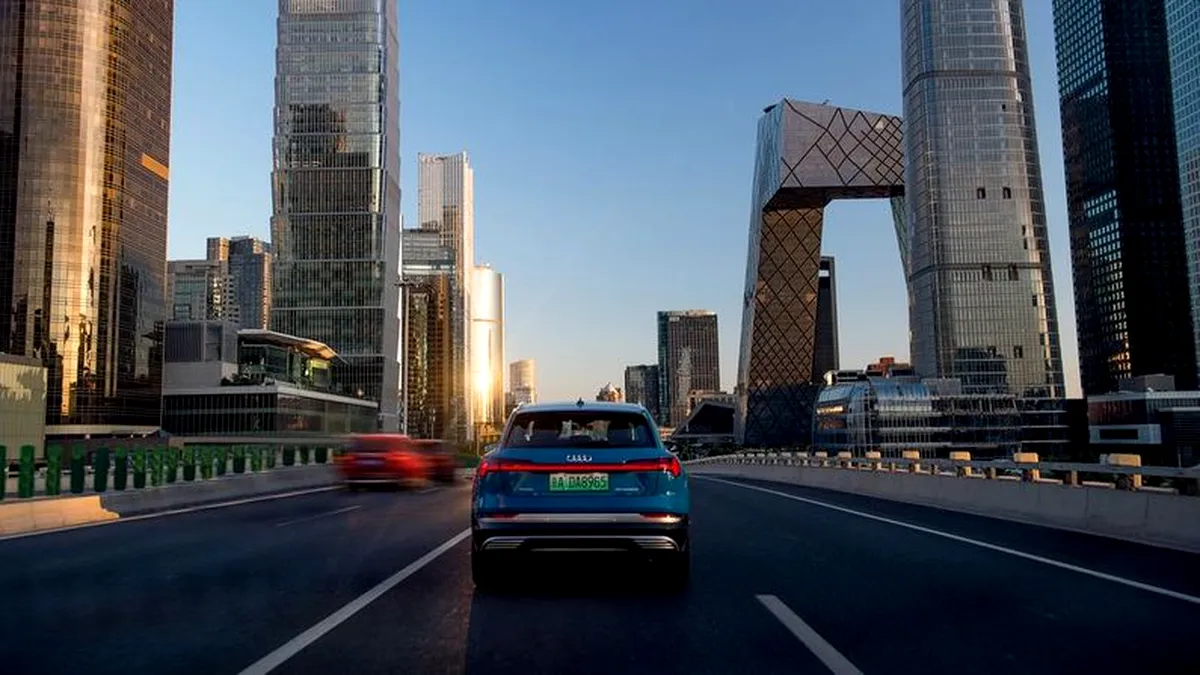 Audi își extinde prezența în China. Modele Audi complet electrice vor fi produse în China
