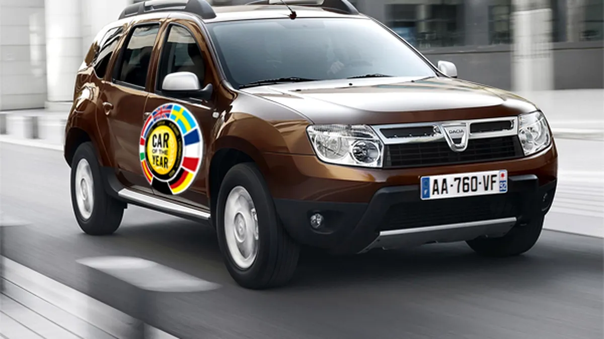 Dacia Duster nominalizată pentru Maşina Anului 2011