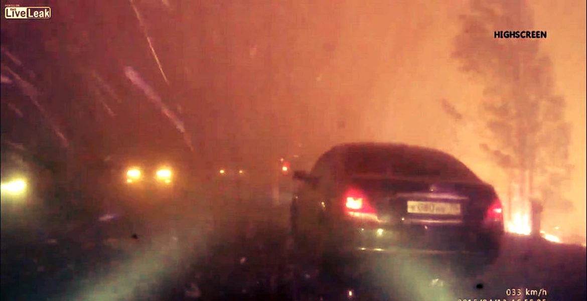 Cum arată infernul pe şosea, din cauza arderii miriştilor: 29 de morţi şi mii de sinistraţi în Rusia