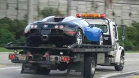 INEDIT: Bugatti Veyron confiscat pentru depăşirea vitezei