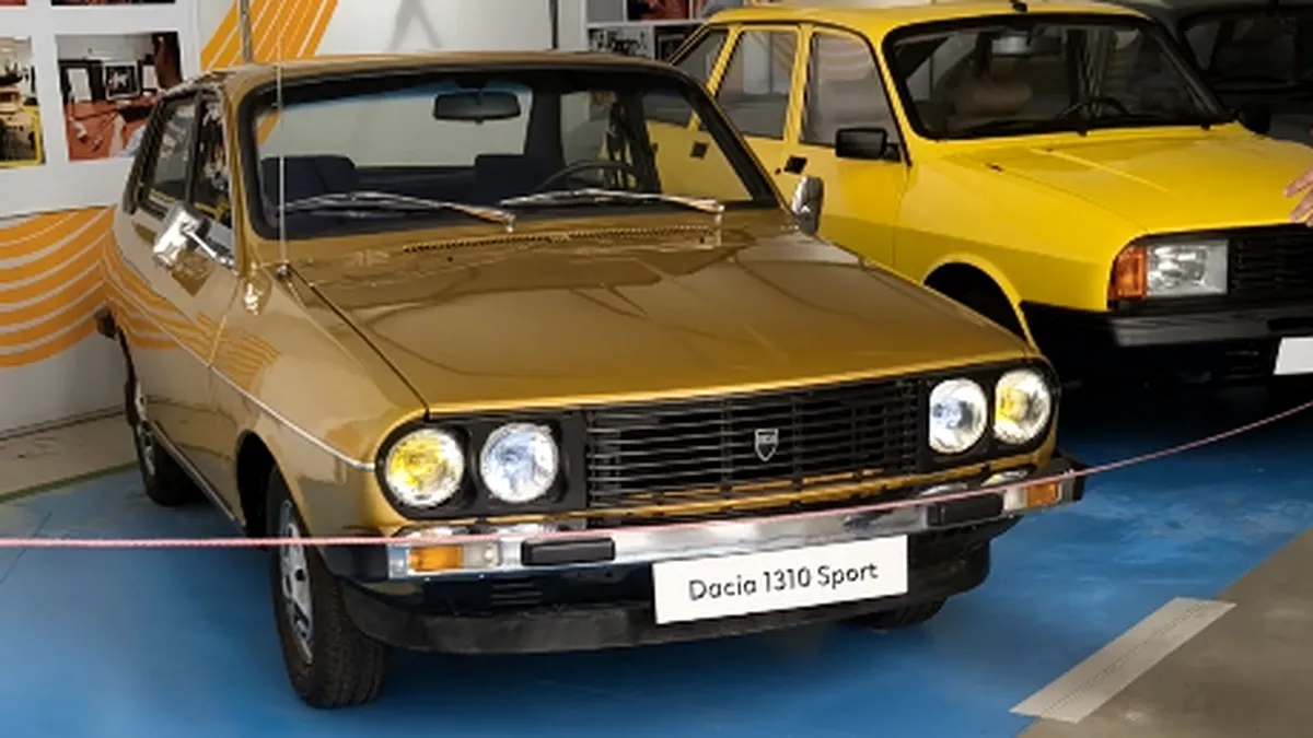 VIDEO EXCLUSIV - Plimbarea pe „aleea amintirilor” de la Dacia. Ce mașini clasice am văzut Centrul Tehnic Titu?