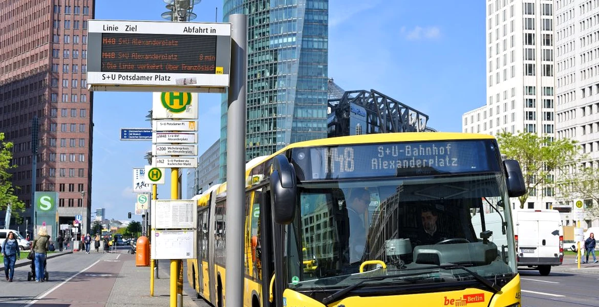 Berlinul anunță tarif unic de 1 euro pe zi pentru transportul public