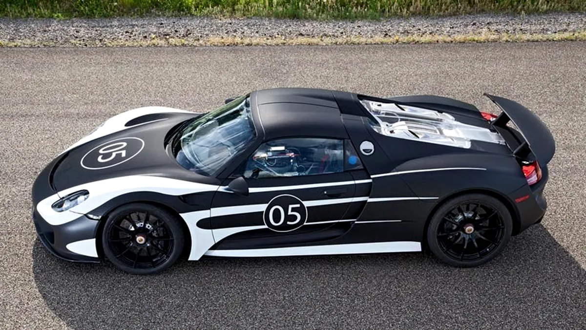 Porsche lansează primul prototip 918 Spyder