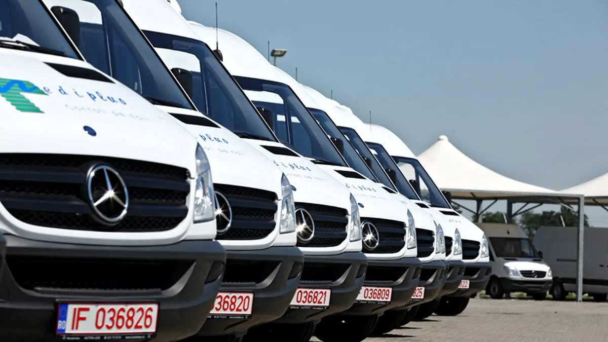 Se mai vând flote în România: 145 de Mercedes Sprinter se vor livra către Mediplus