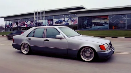 Acest Mercedes-Benz W140 Stance ne face nostalgici. VIDEO