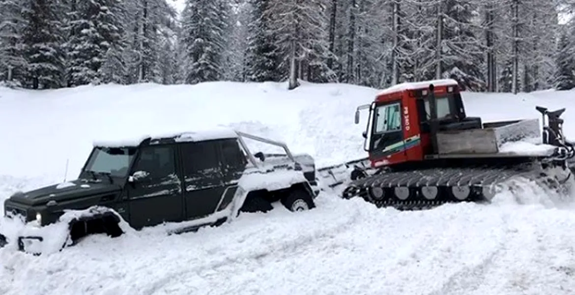 Mercedes G63 6×6 are un motor cât Casa Poporului şi este de neoprit – VIDEO