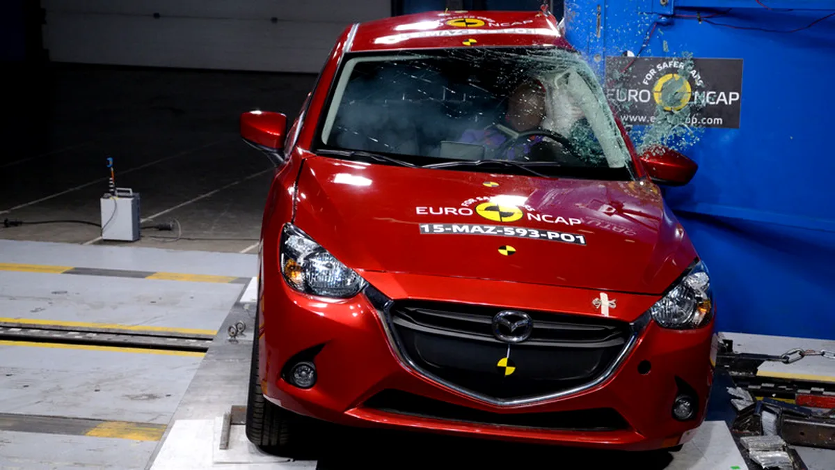 Suzuki Vitara primeşte cinci stele la testele Euro NCAP, Mazda2 obţine patru stele