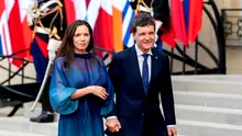 Nicușor Dan și Mirabela Grădinaru, pe covorul roșu la Macron. Detaliul care trecuse NEOBSERVAT