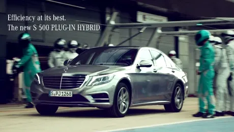 Reclama la Mercedes-Benz S 500 Hybrid ne enervează şi ne amuză în acelaşi timp