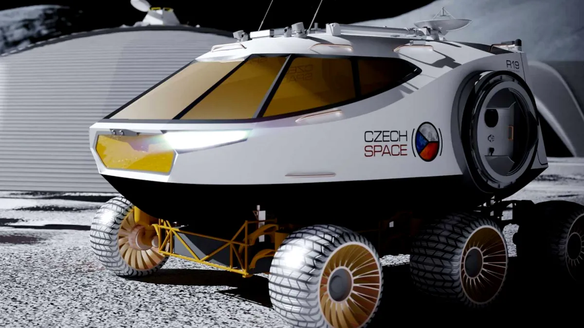 FOTO. Designul unui „Moon Rover” a fost inspirat de Skoda Enyaq