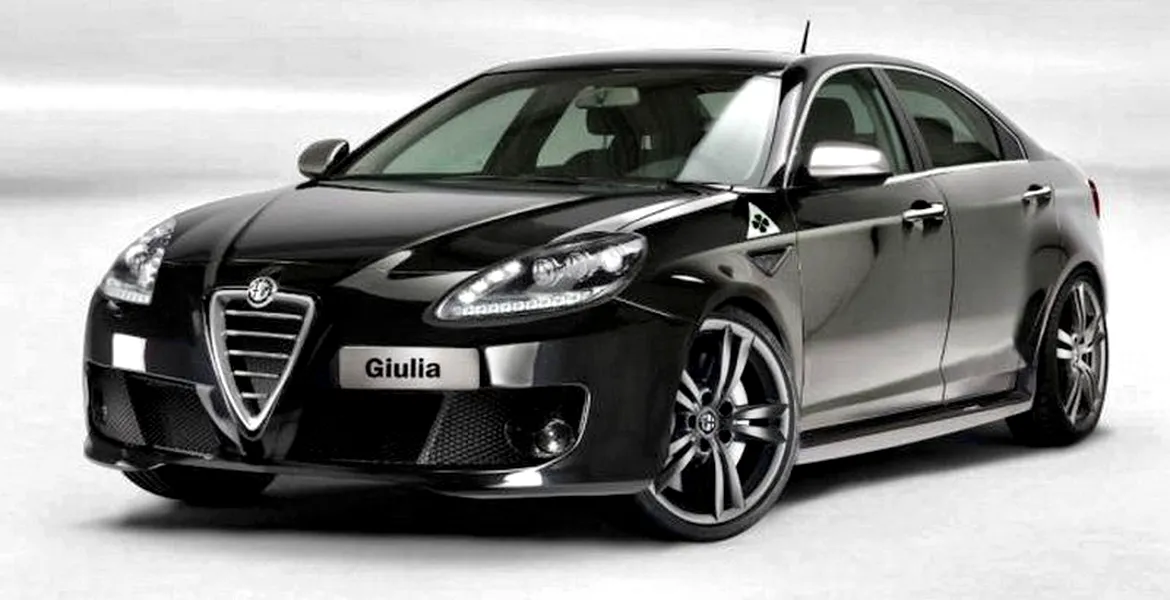 Alfa Romeo Giulia ar putea arăta aşa!