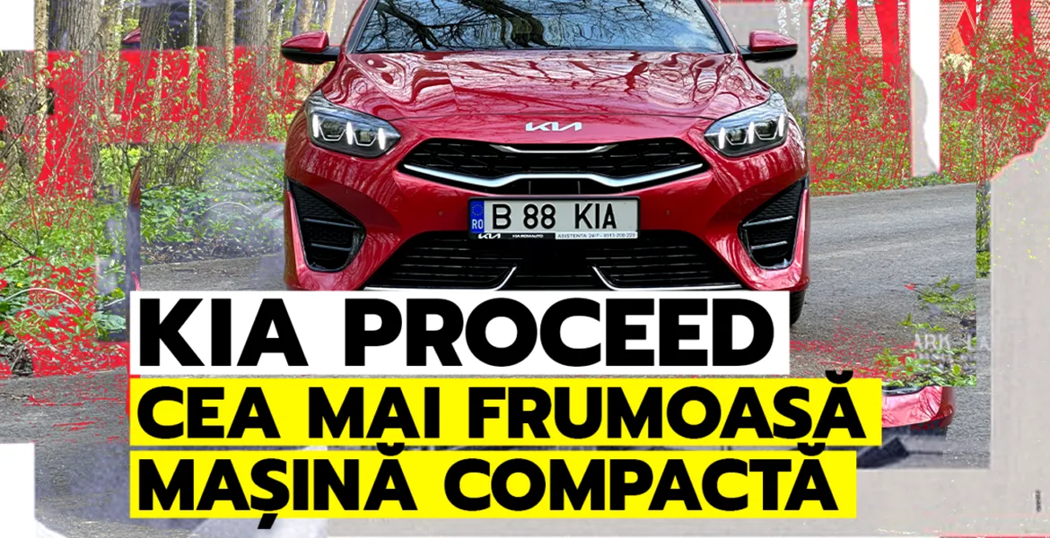 Kia Proceed: Una dintre cele mai frumoase mașini din clasa compactă – VIDEO