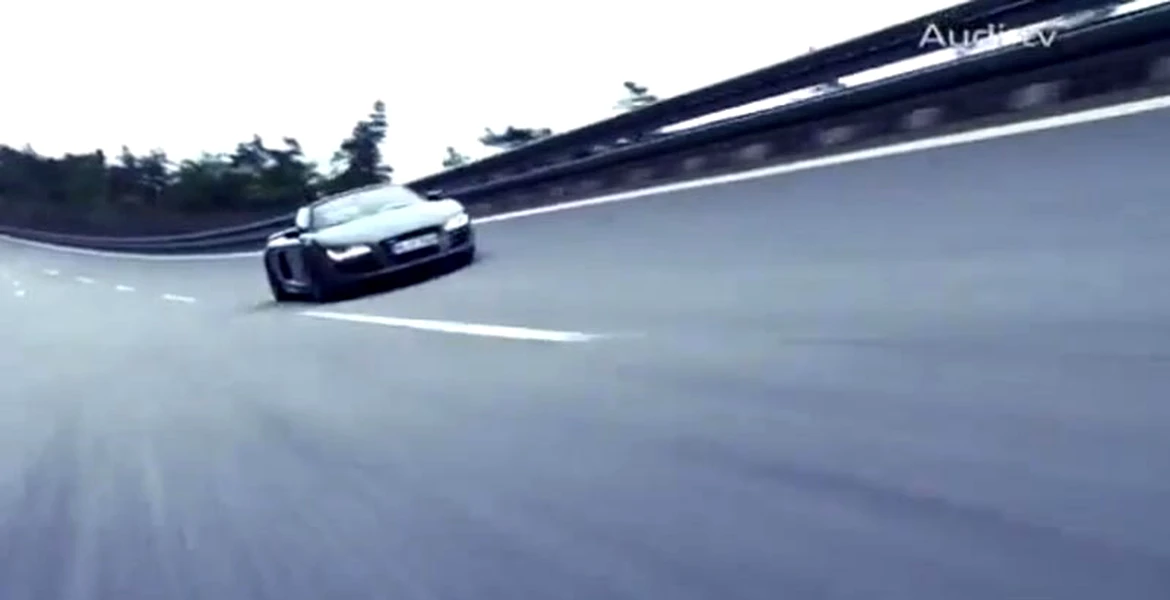 Primul promo cu noul Audi R8 GT Spyder