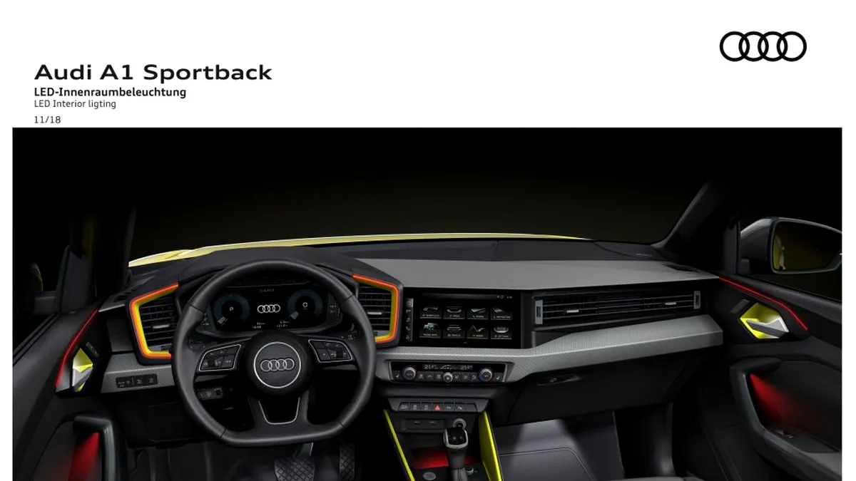Audi A1 Sportback este disponibil pentru comenzi în România