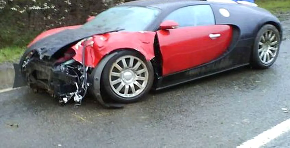 Bugati Veyron accidentat