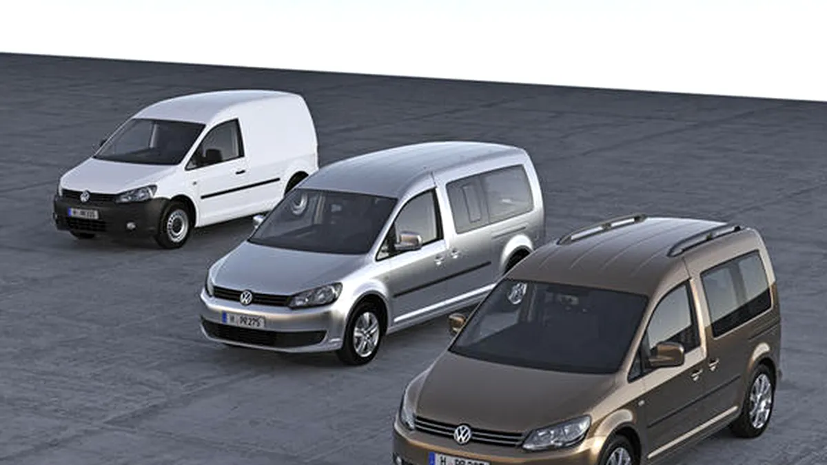 Noul Volkswagen Caddy în primele imagini