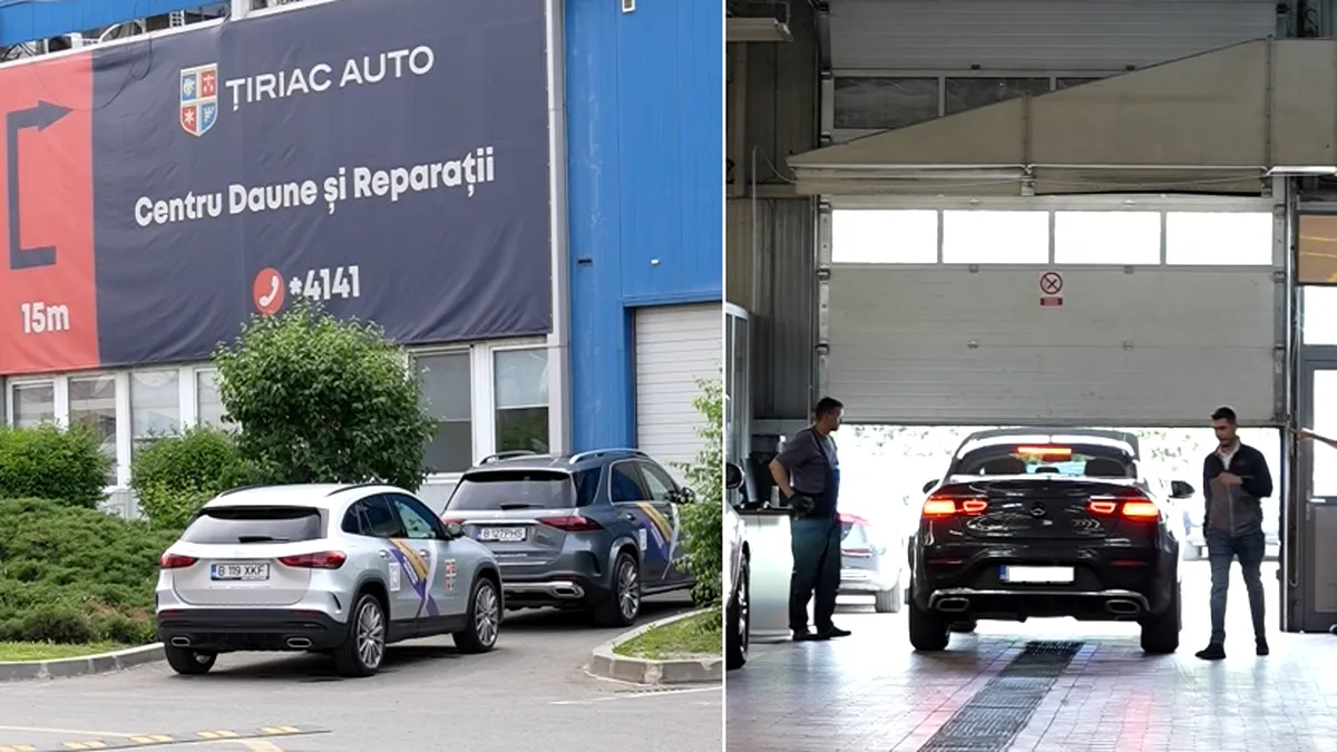 Video / În interiorul centrului de tinichigerie și vopsitorie Țiriac Auto: tehnologii moderne pentru reparații auto