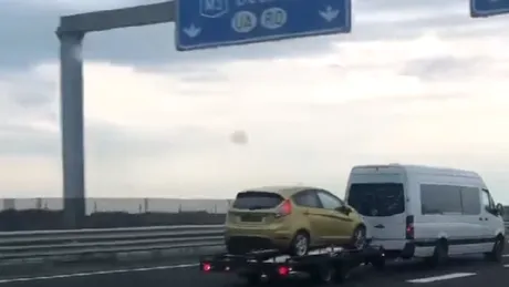 Un autocar românesc face o manevră controversată în Ungaria şi „inventează” o nouă categorie: B+C+D+E - VIDEO