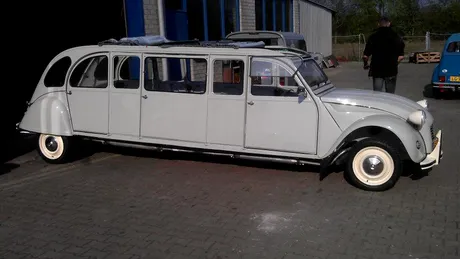 Limuzină retro: Citroen 2CV transformat în automobil pentru VIP-uri