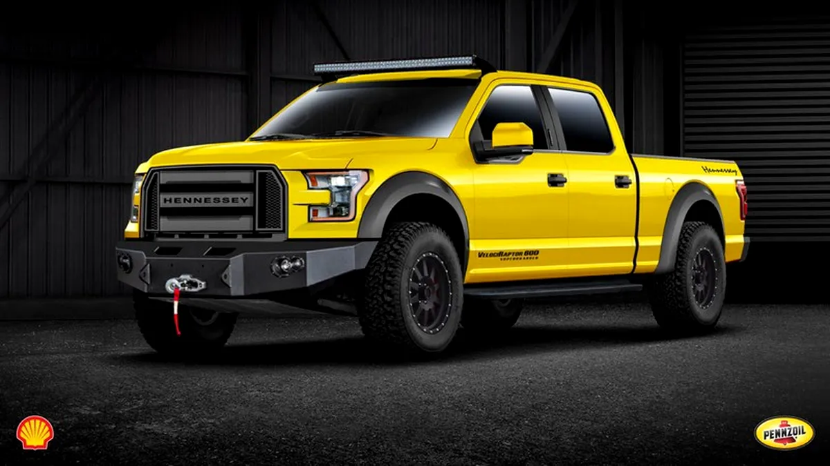 Hennessey VelociRaptor 600, bazat pe noul F-150, dezvăluit în toată gloria