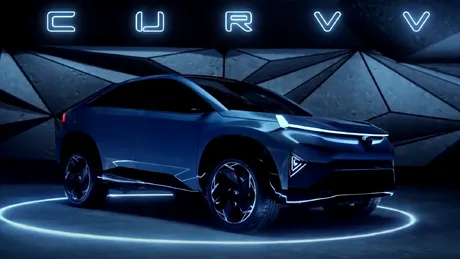 Tata Curvv Concept prefigurează un SUV Coupe electric - VIDEO