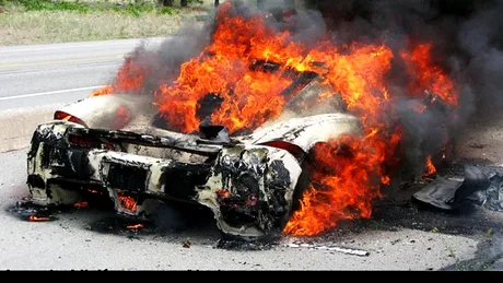 Ferrari Enzo – incendiu în Canada