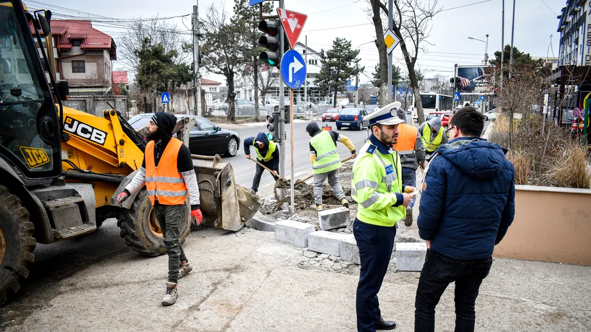 Premieră: amenzi pentru gropi în carosabil și lucrări nesemnalizate - Galerie FOTO