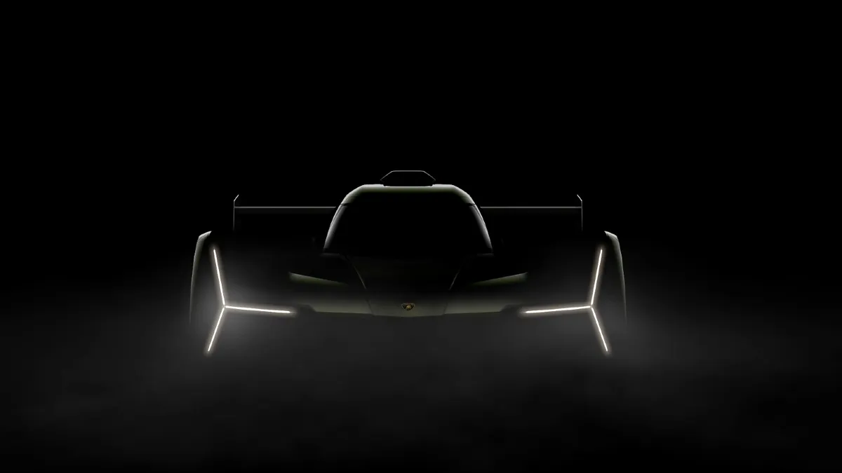 Lamborghini a publicat o imagine nouă cu viitorul prototip cu care va concura la Le Mans