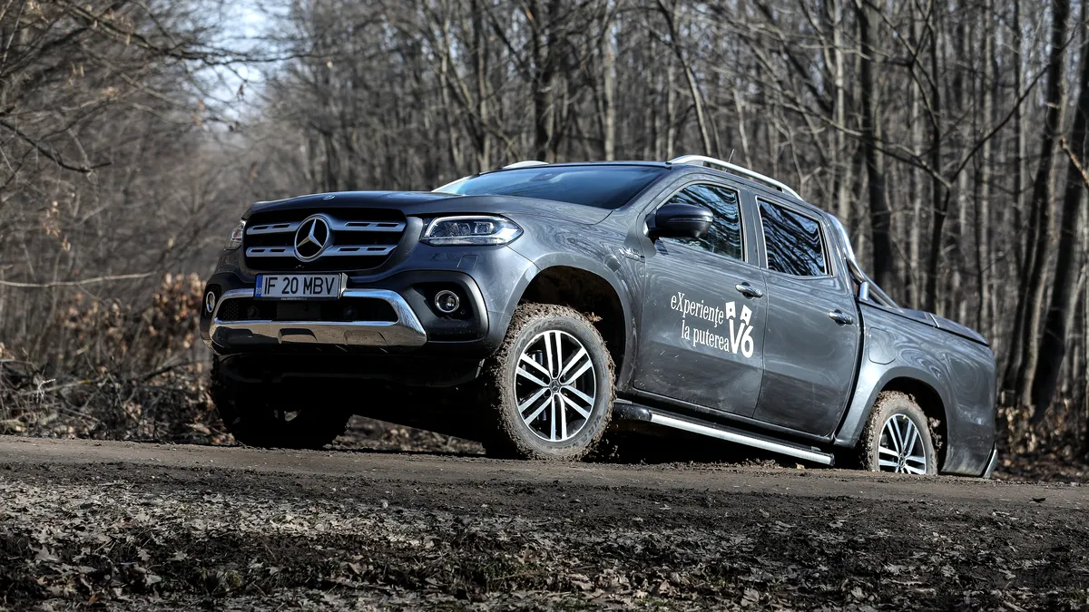 Test drive Mercedes-Benz X-Class 350d - Model premium cu benă, capabil de 100 km/oră în doar 7,9 secunde  - GALERIE FOTO