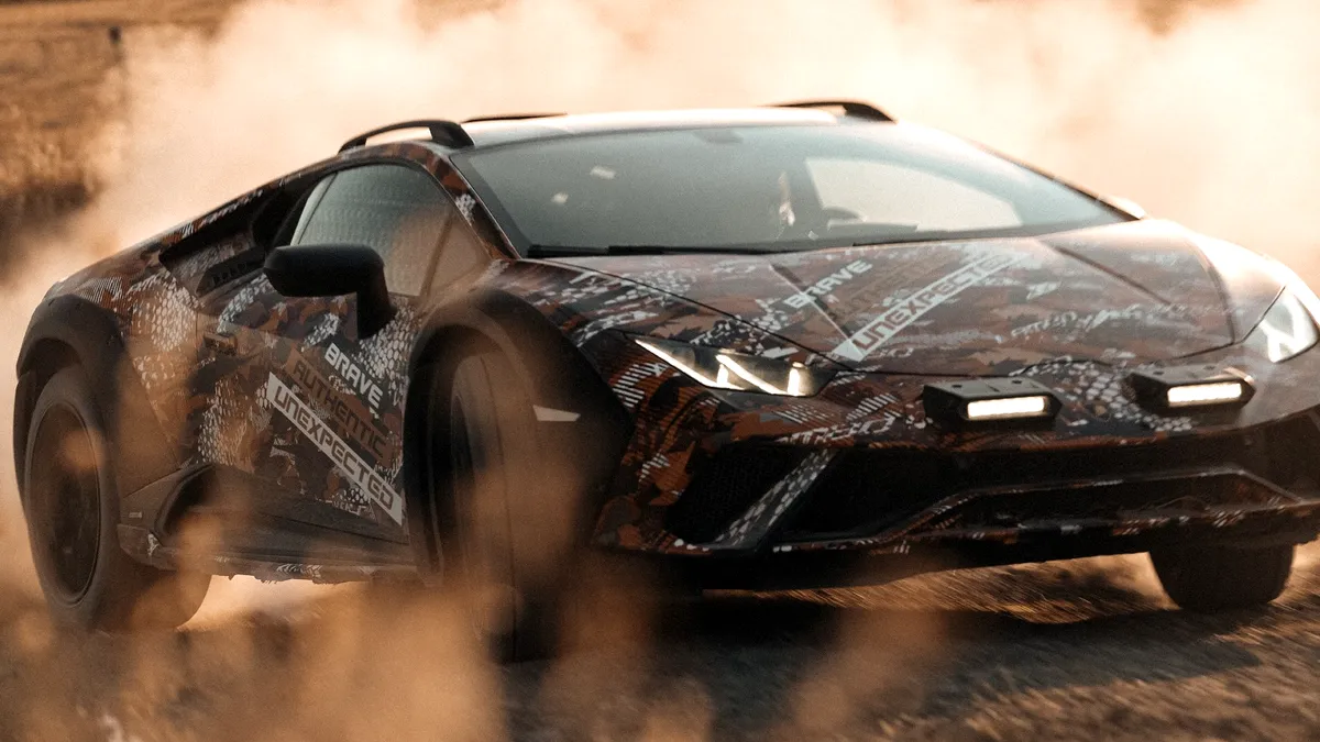 VIDEO: Lamborghini publică primul teaser cu viitorul Huracan Sterrato