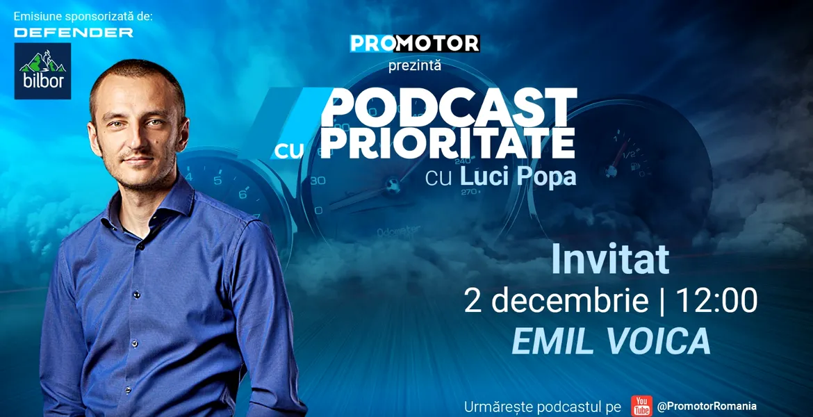 Emil Voica, expert în închirieri auto, invitat la „Podcast cu Prioritate” #58 by ProMotor