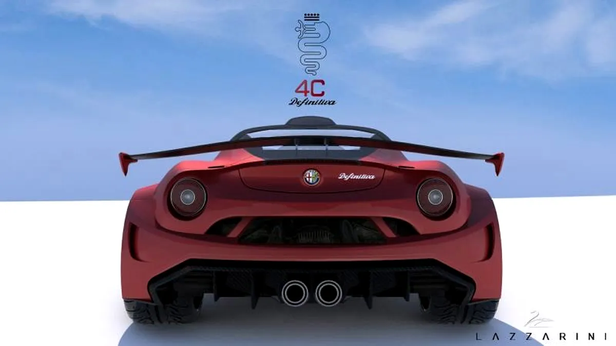 Lazzarini Design dopează o Alfa Romeo 4C cu un motor de Ferrari