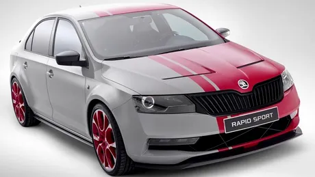 Skoda Rapid Sport Concept se vrea un fel de GTI familist la Worthersee 2013
