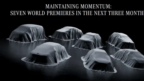 Mercedes-Benz anunță șapte premiere mondiale în următoarele 3 luni. Printre ele se numără G-Class Cabrio și un SUV AMG