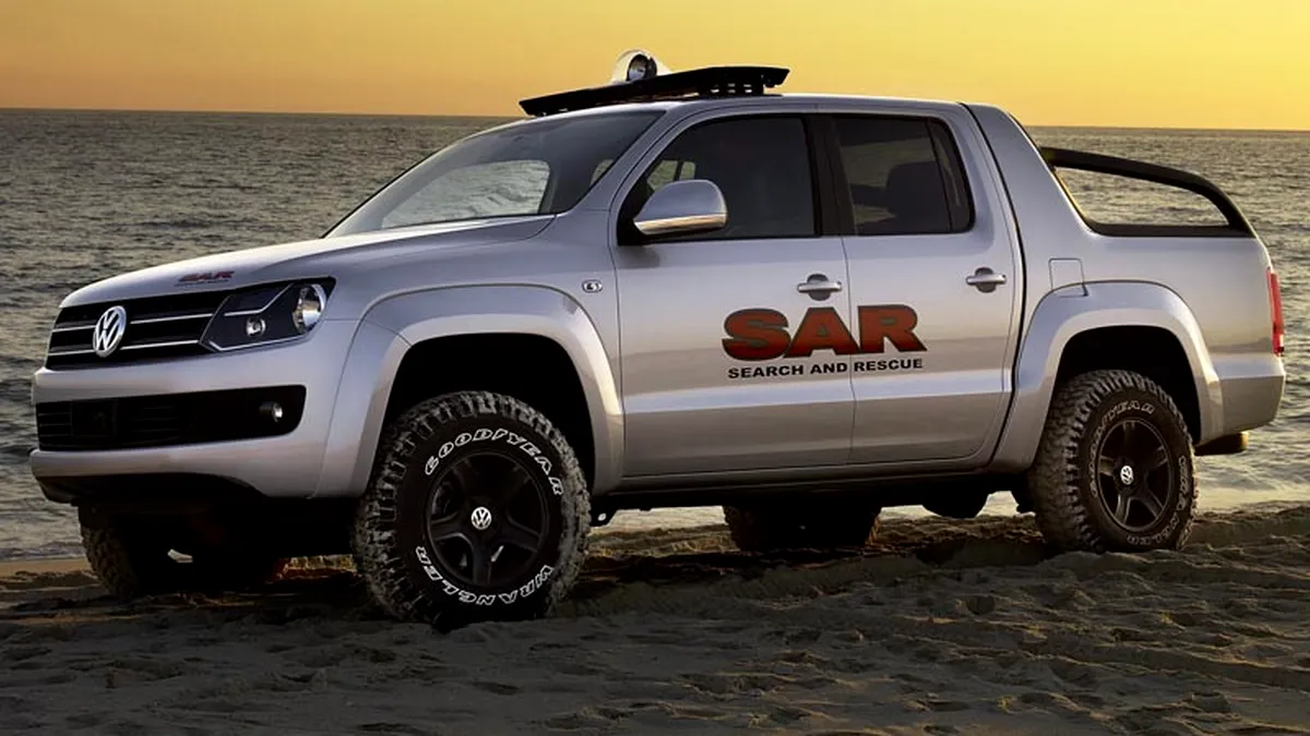VW Amarok - maşina oficială de asistenţă în Raliul Dakar