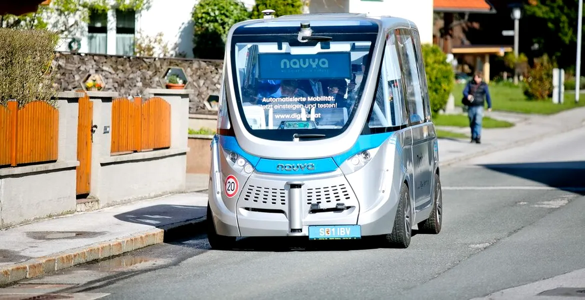 Un autobuz autonom a lovit un pieton în Viena – VIDEO